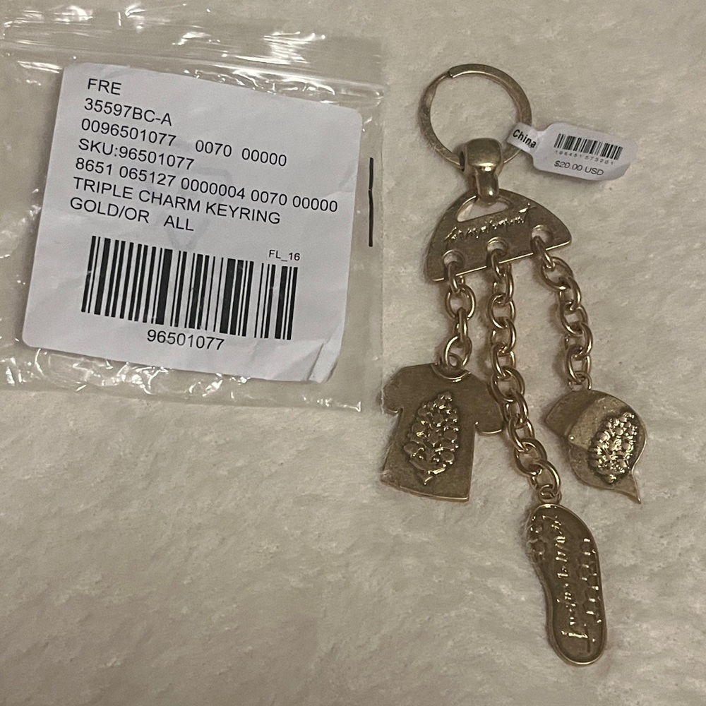 Free People Movement Triple Charm Keyring - Picture 5 of 7